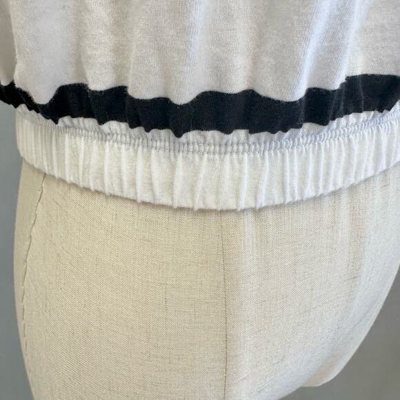 Calvin Klein Jeans Women's Striped Elastic-Waist Shoulder-Pad Top Size XS NWT - Picture 15 of 15